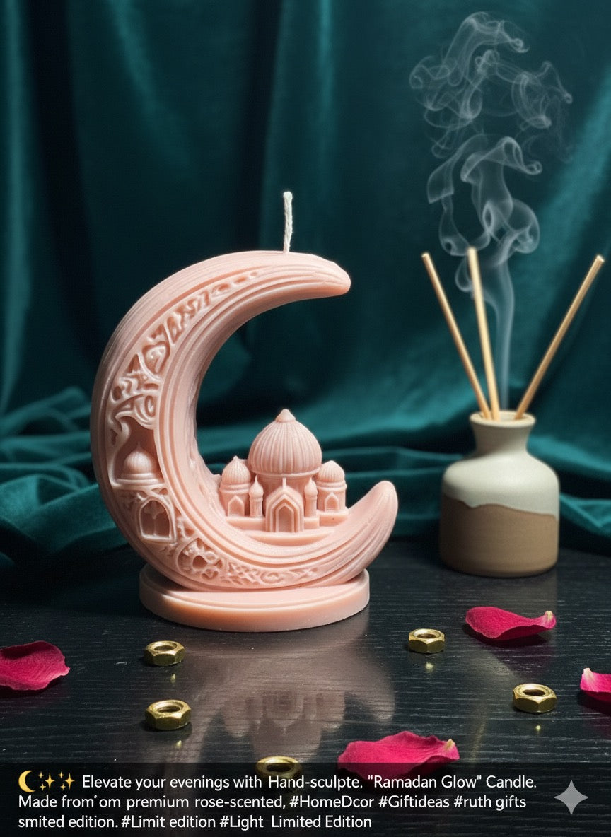 Ramadan Moon Candle